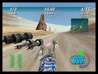 Star Wars Episode I: Racer screenshot 4 for Nintendo 64